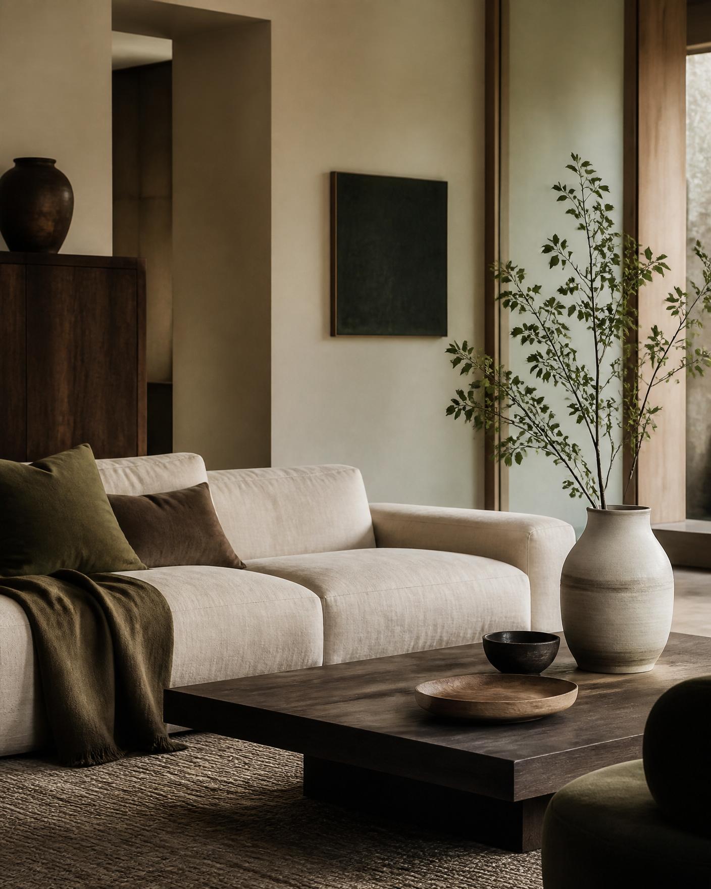 A quiet, considered interior — the Well Composed home
